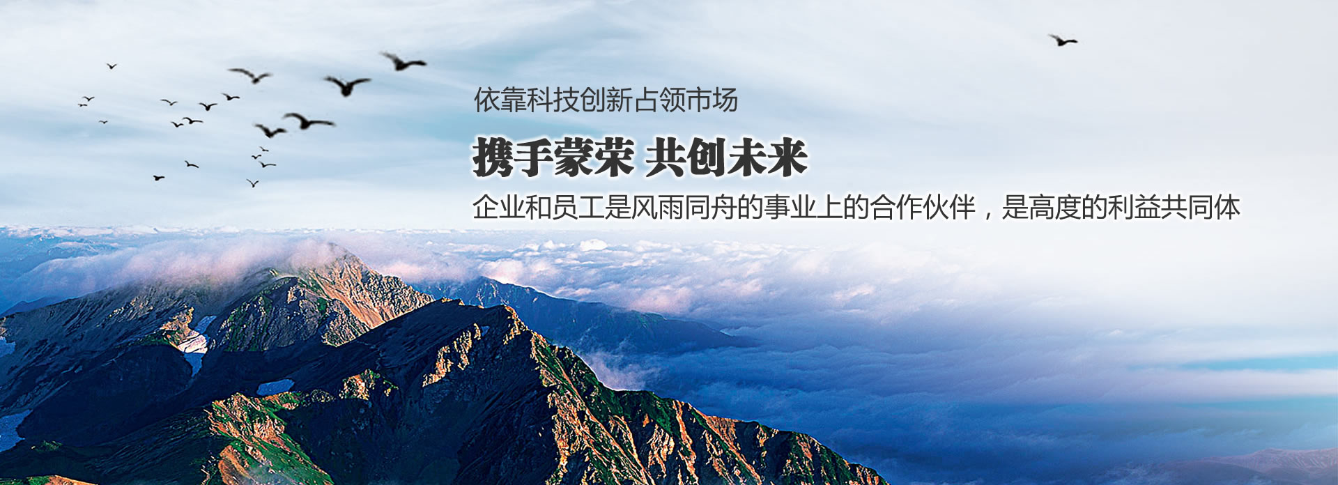依靠科技創(chuàng)新占領(lǐng)市場(chǎng)，攜手包頭蒙榮，共創(chuàng)未來(lái)。